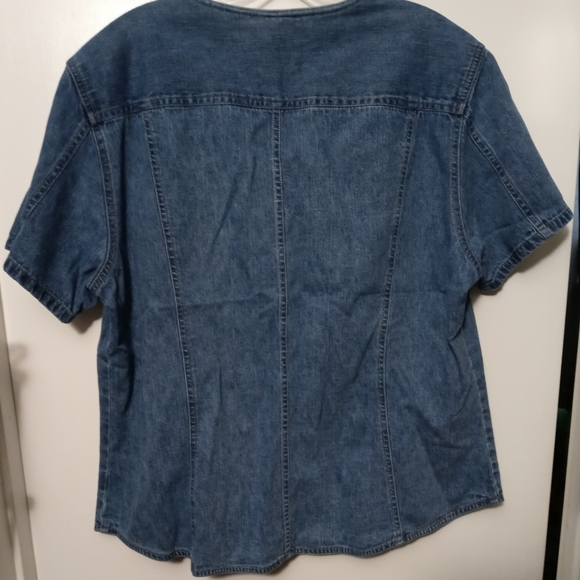 🌅🐎 CROSSROADS WOMEN JEAN TOP. - Picture 8 of 8